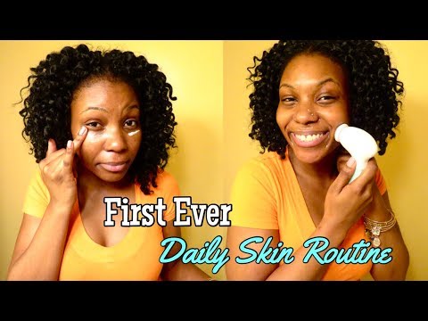 I Never Had a Skin Routine! Cera Ve + Shea Moisture Facial Products