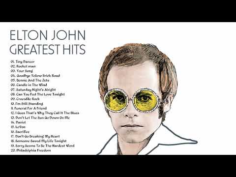 Elton John Greatest Hits 🌺 Best songs of Elton John  full album