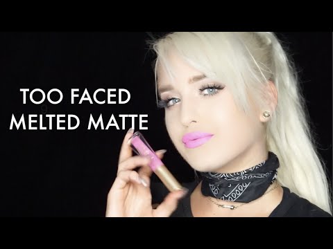 Too Faced Melted Matte Liquid Lipstick Swatches | Macy Kate