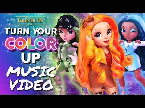 Turn Your Color UP! 🌈 OFFICIAL Animated MUSIC VIDEO | Rainbow High