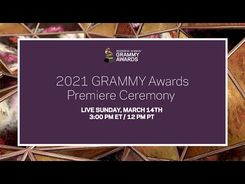 LIVE: GRAMMY Awards Premiere Ceremony | March 14 at 3pm ET / 12pm PT