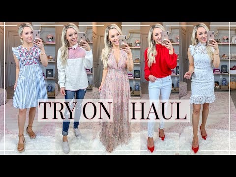 TRY-ON HAUL + UNBOXING | RED DRESS BOUTIQUE | Shannon Sullivan