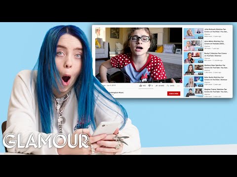 Billie Eilish Watches Fan Covers on YouTube | Glamour