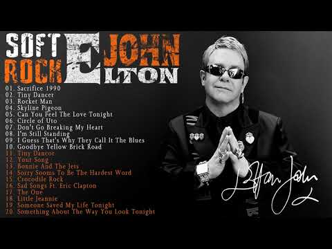 Elton John Greatest Hits full album | Elton John NO ADS | Soft Rock Ballads 80's, 90's