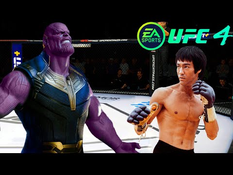 UFC4 Bruce Lee vs Titan Tanos EA Sports UFC 4 - Epic Fight