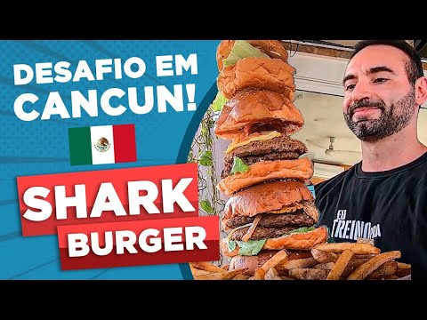 DESAFIO NO MÉXICO!! TORRE DE HAMBÚRGUER + BATATA FRITA!!