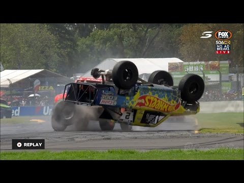 MATT MINGAY ROLLS HIS STADIUM SUPER TRUCK