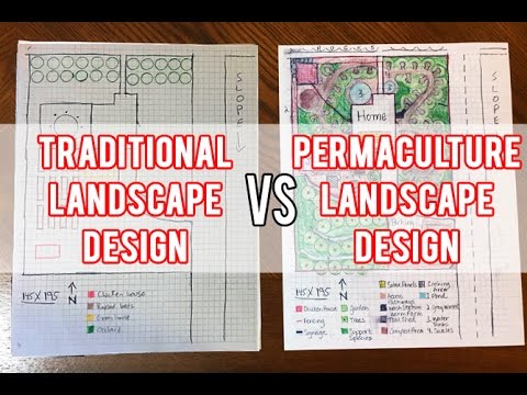 Traditional Landscape Design vs Permaculture Landscape Design