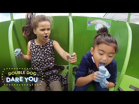 Two Kids One Epic Dare | Double Dog Dare You | HiHo Kids