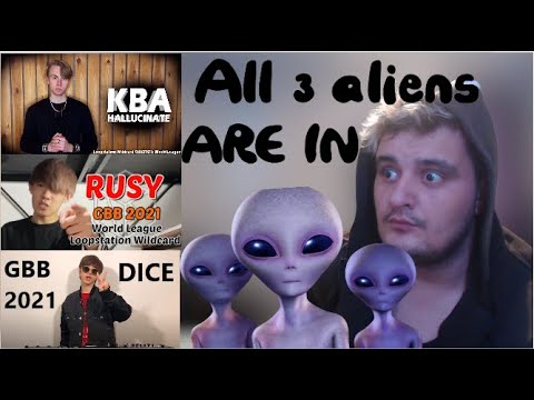 ALL 3 ARE IN | KBA & RUSY & DICE | GBB2021 World League Loopstation Wildcards| SONIK ASSICT REACTION