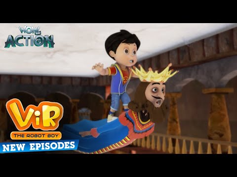 New Episodes Of Vir The Robot Boy | New Episodes Compilation | 10 | Wow Kidz Action