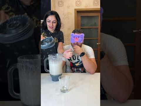 OMG fish-milk-banana cocktail  #shorts Best TikTok video by MoniLina