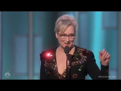 Meryl Streep powerful speech at the Golden Globes 2017