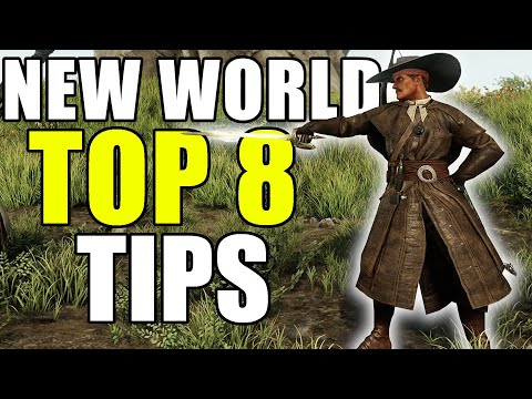 NEW WORLD MMO - Top 8 Tips I Wish I Knew BEFORE PLAYING!