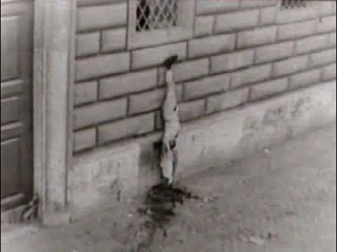 Execution of Mussolini in 1945 (Il Duce of Italy)