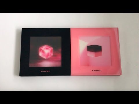 ♡Unboxing BLACKPINK 블랙핑크 1st Mini Album Square Up 스퀘어업 (Black & Pink Ver.)♡