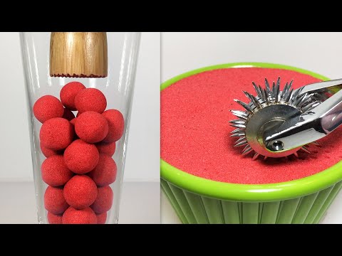 Very Satisfying and Relaxing ASMR 187 Kinetic Sand