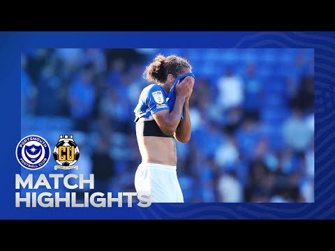 Highlights | Pompey 1-2 Cambridge United