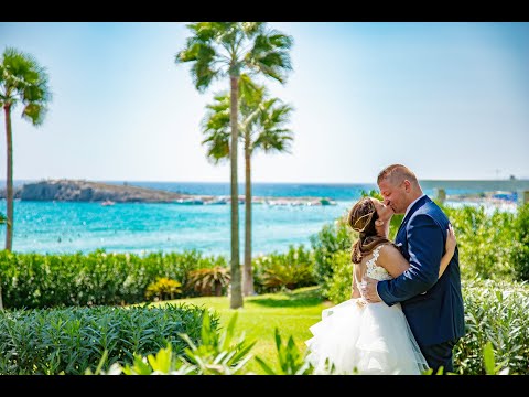 Szilvi & Gábor amazing wedding highlights 4K  CYPRUS,NISSI BEACH