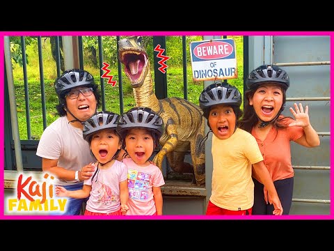 Ryan's Family Jurassic World Raptor Adventure!