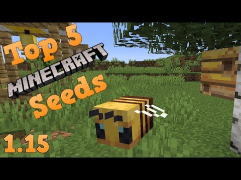 Top 5 EPIC Seeds for Minecraft 1.15 The Bee Update! [2019]