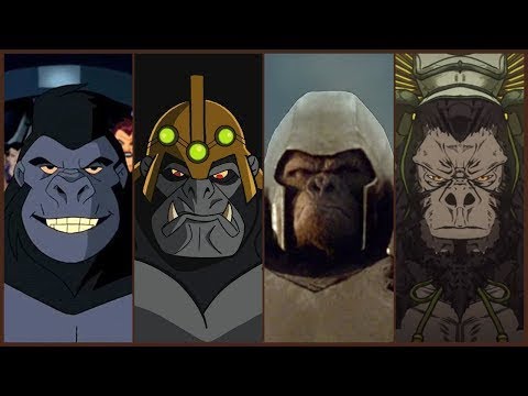 Gorilla Grodd Evolution in Cartoons & TV (2018)