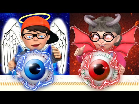 🔴LIVE🔴 Pink Food vs Blue Food - Giant Eyeball Jelly || SCARY TEACHER 3D - TANI DEVIL Vs NICK ANGEL