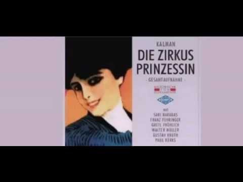 *Kalman DIE ZIRKUSPRINZESSIN 1955 Nordwestdeutscher Rundfunk Köln (WDR)