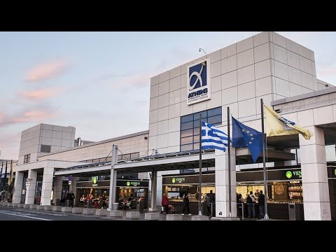 Athens Walk inside Athens International Airport ATH Departures