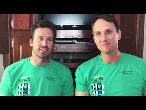 Armie Hammer and Jim Klock Support Special Olympics VA