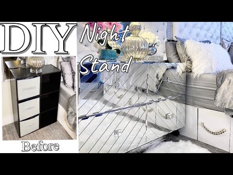 HOW TO MAKE A BEDROOM TABLE USING CUBE STORAGE! DIY NIGHTSTAND