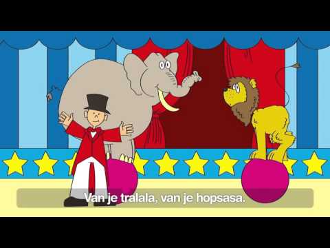 In het circus - Kinderliedjes met tekst