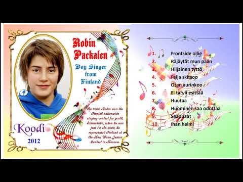 Robin Packalen, boy singer from Finland, Hiljainen tytto, 2012