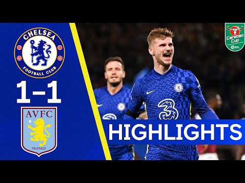 Chelsea 1-1 Aston Villa | Penalty Thriller At The Bridge After Headed Werner Finish! | Highlights