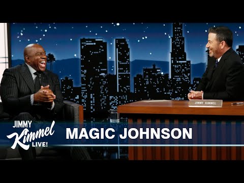 Magic Johnson on 30 Years of Marriage, NOT Vacationing with Jimmy Kimmel & Getting Vaccinated