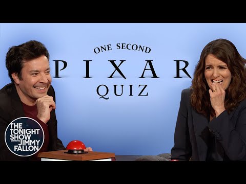 One-Second Pixar Quiz with Tina Fey