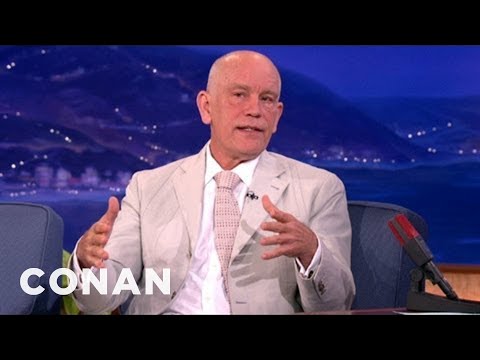 John Malkovich Hates The Sound Of His Own Voice | CONAN on TBS