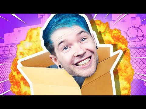 Dan Plays with Cardboard Boxes.. AND EXPLOSIONS!