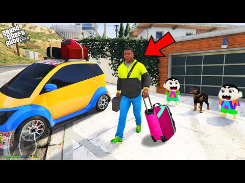 GTA 5 : Franklin Left House For Shinchan In GTA 5 ! (GTA 5 Mods)