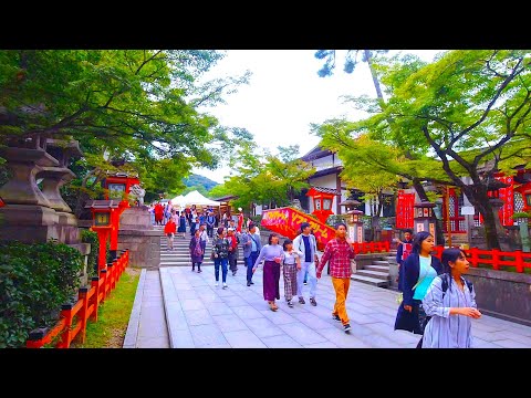 Kyoto Walk - Explore around Gion, Yasaka Shrine - 4K