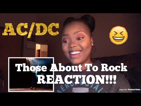 AC/DC- Those About to Rock REACTION!!!!