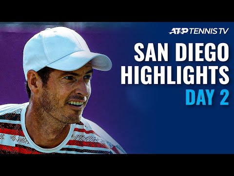 Murray Takes On Kudla; Schwartzman, Dimitrov & Korda All In Action | San Diego 2021 Day 2 Highlights