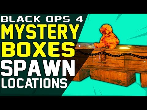 Black Ops 4 Blackout MYSTERY BOXES SPAWN LOCATIONS - BO4 Mystery Boxes