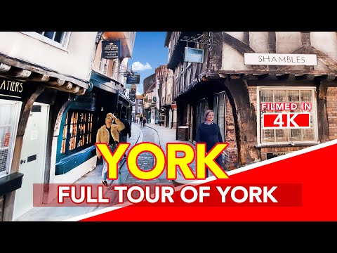 YORK ENGLAND | Walking Tour of the Historic Streets Of York England