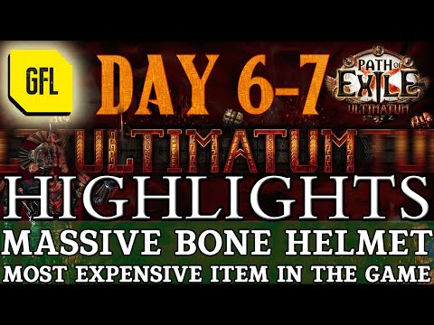 Path of Exile 3.14: ULTIMATUM DAY #6-7 Highlights MASSIVE HELMET, MOST EXPENSIVE ITEM IN THE GAME