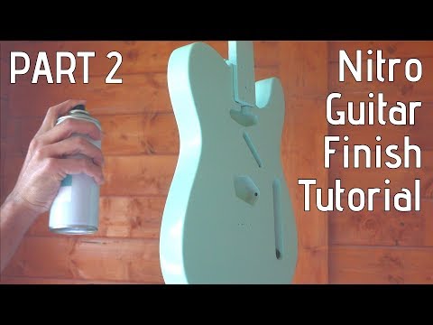 Nitro Guitar Finish Tutorial - Part 2: Nitrocellulose spraying process