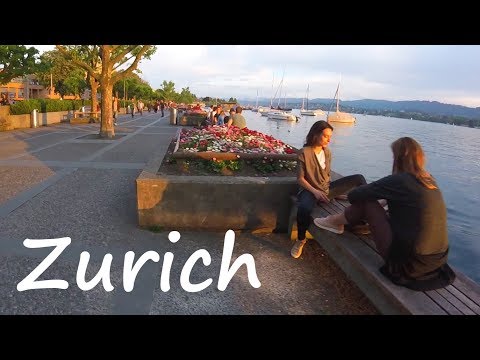 Exploring Zurich, Switzerland: Walking Along Lake Zurich