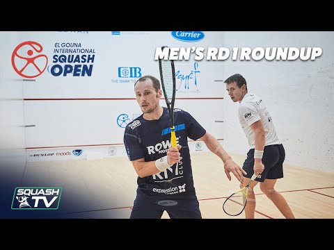 Squash: El Gouna International 2021 - Men's Rd 1 Roundup