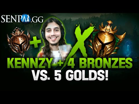 KENNZY + BRONZES vs 5 OUROS!