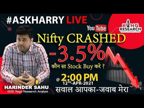 Savaal Aapka -Javaab Mera | #AskHarry | Today Nifty Crash -3.5% What To Do | King Research Academy